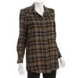 drew chocolate plaid liliana side snap shirt