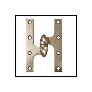 Deltana Specialty Solid Brass Hinges and Finials OK6040B Hinge 6 inch 