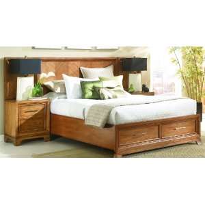  American Drew Chalice King Wall Bed with Storage Footboard 