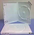 100 Premium White Single ( hold 1 Disc) CD DVD R Movie Cases Boxes 