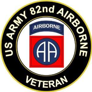  US Army Veteran 82nd Airborne Sticker Decal 3.8 