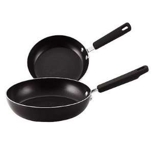  Cooks Kitchen Nonstick Aluminum 8 & 10 Deep Open Skillet 