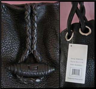 HYPE Rebecca Black New Zealand Lambskin Leather Lrg shoulder hobo bag 
