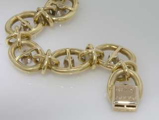 Cartier Vintage 18K Yellow Gold Diamond Link Bracelet  