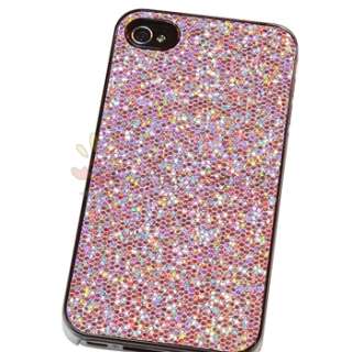 Pink Bling Diamond Glitter Hard Case Cover Skin Accessory For Apple 