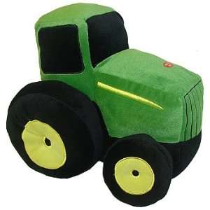    John Deere Plush Tractor Shaped Pillow w/ Sound Toys & Games