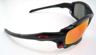 New Oakley Sunglasses Jawbone Asian Fit Pol Black +Red Iridium 