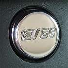05 09 Mustang Billet 12v Power Plug Cover Polished  