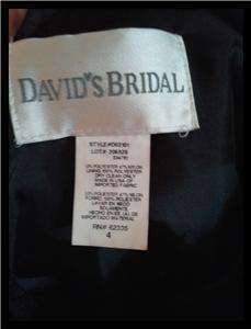 Black Bridesmaid Dress Womans SZ 4 Davids Bridal  