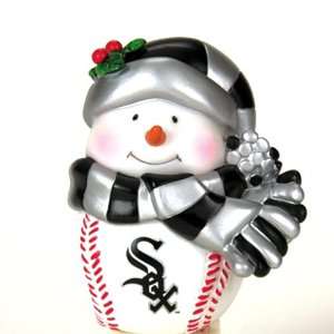  2 MLB Chicago White Sox Musical Light Up Snowman Christmas 