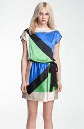 Robert Rodriguez Modernist Colorblock Silk Dress Was $395.00 Now $ 