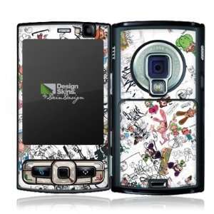   Skins for Nokia N95 8GB   Aiko   Scarabocchi Design Folie Electronics