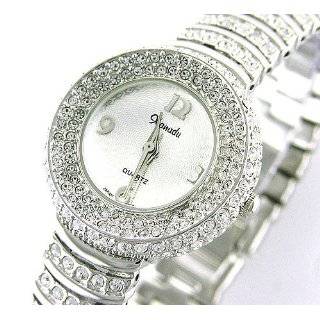  *WOW* Ladies / Men 18K GOLD Plated BLING Watch Made with 