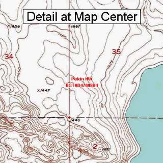  USGS Topographic Quadrangle Map   Pekin NW, North Dakota 