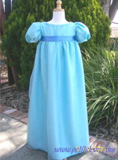 Wendy Darling Blue Dress Child Costume Peter Pan child costume custom 