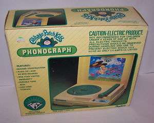 Cabbage Patch Kids Doll Phonograph Record Player 1983  