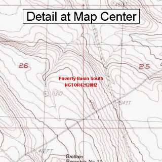   Map   Poverty Basin South, Oregon (Folded/Waterproof) Sports