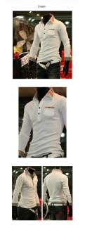   Slim Fit Check Collar Cuff Detailed Polo T Shirts L, XL, XXL  