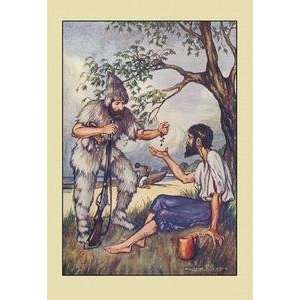  Vintage Art Robinson Crusoe I Went to Him and Gave Him a 