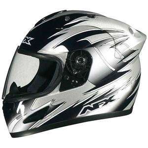  AFX FX 30 Helmet   Large/Silver Multi Automotive