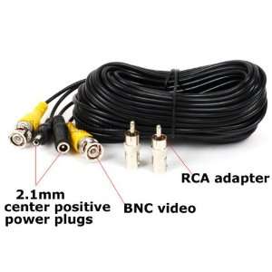   30 SECURITY CAMERA VIDEO CABLE SIAMESE CCTV BNC POWER
