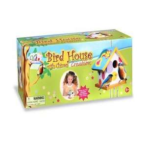  Wooden Bird House with Chimes Creation Toys & Games