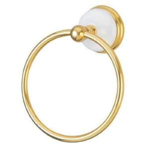  Brass BA1114PB Victorian 6 Inch Towel Ring, Polished Brass Home