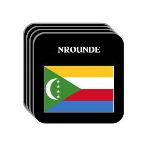  Comoros   NROUNDE Set of 4 Mini Mousepad Coasters 