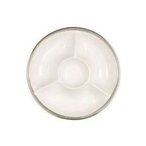  Arte Italica Tuscan Large Round Divided Dish Kitchen 