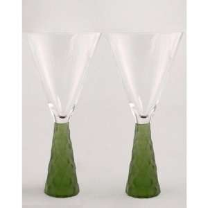  Prescott Wine Glass in Sage (Set of 2)