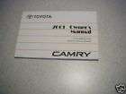 2001 Toyota Camry owners manual O E original Cheap  