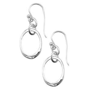  Barse Hammered Sterling Oval Earring Jewelry