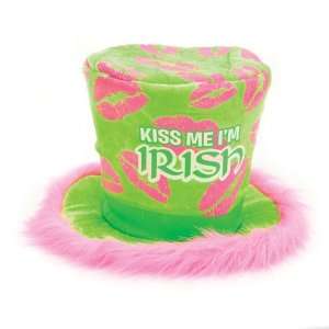    Kiss Me IM Irish Velvet Top Hat Case Pack 3