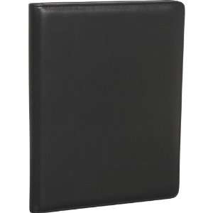  Bosca American Nappa Leather Writing Pad Cover   Black 