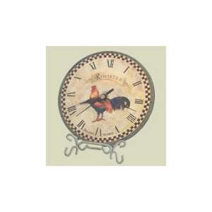  Bulova Rooster Decorative Collection Table Clock   B5903 