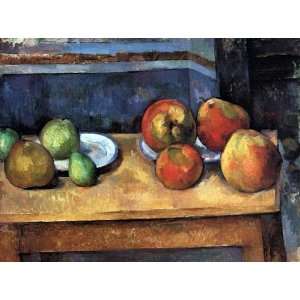 Oil Painting Apples and Pears Paul Cezanne Hand Painted Art  