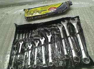 16 PC. METRIC COMBINATION WRENCH SET W/ CARRYING CASE  