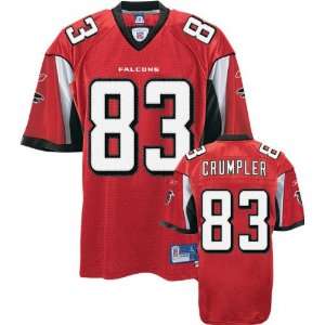  Alge Crumpler Red Reebok NFL Premier Atlanta Falcons 
