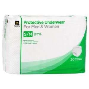 DG Health Protective Underwear for Men & Women   S/M   20 ct Health 