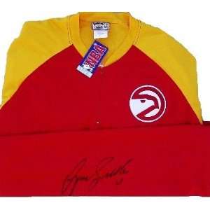   Autographed Atlanta Hawks Warm Up Jacket with COA