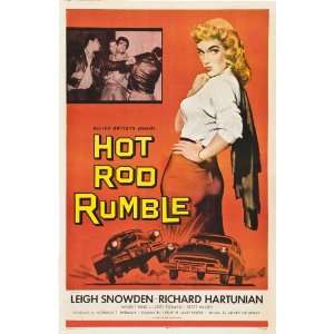 Hot Rod Rumble Poster B 27x40 Richard Hartunian Leigh Snowden Wright 