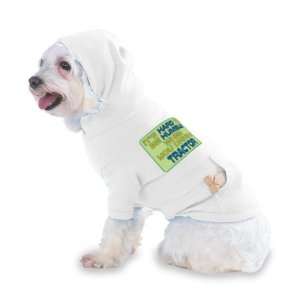   Tractor Hooded (Hoody) T Shirt with pocket for your Dog or Cat LARGE