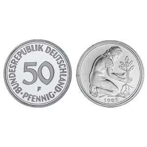  1982 F German 50 Pfennig 