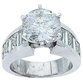 11 CARAT WOMENS DIAMOND ENGAGEMENT WEDDING RING BRILLIANT ROUND CUT 
