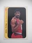 Julius Erving mint NBA Fleer vintage basketball sticker card 1986