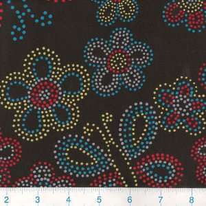  45 Wide Tiger Lily Dottie Black Fabric By The Yard Arts 