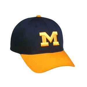   Michigan Wolverines Baseball Cap NAVY/GOLD YOUTH