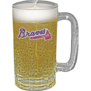  Atlanta Braves Glass Mug Style Candle