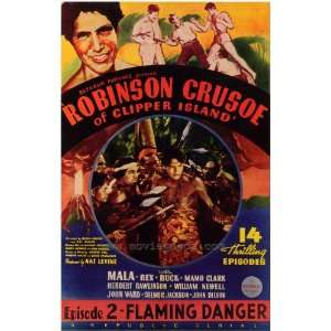  Robinson Crusoe of Clipper Island Movie Poster (27 x 40 