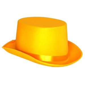  Yellow Satin Top Hat 